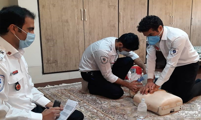 مانور آموزشی اورژانس پیش بیمارستانی در شیراز برگزار شد