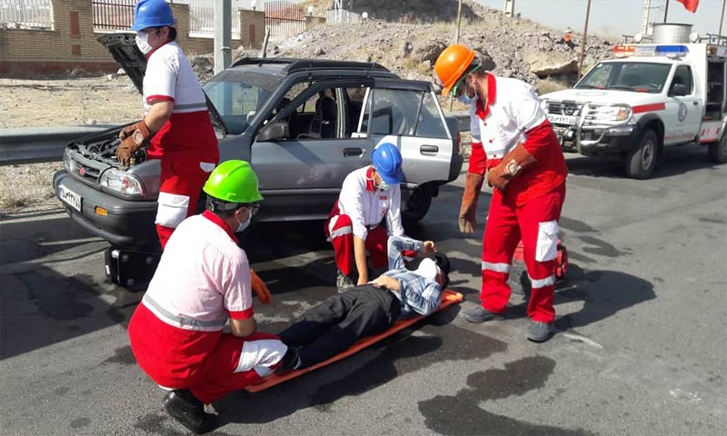 امداد رسانی هلال احمر استان تهران به ۶۶۰ حادثه در ۶ ماهه نخست سال