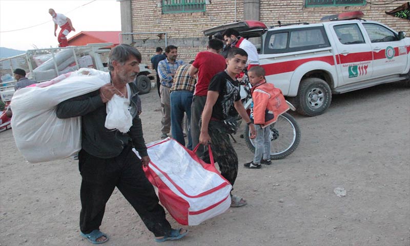 امدادرسانی به 1220 آسیب‌دیده در زلزله رامیان