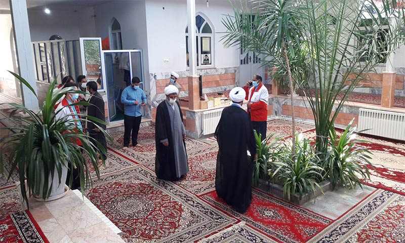 افتتاح کانون طلاب در مدرسه علمیه بقیه الله (عج) بجستان