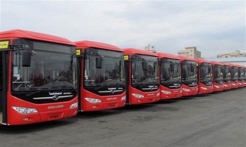 ورود اتوبوس‌هاى جدید به ناوگان حمل و نقل