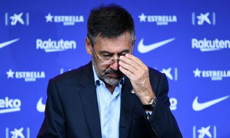 استعفای رئیس باشگاه بارسلونا به همراه اعضای هیات مدیره بارسلونا