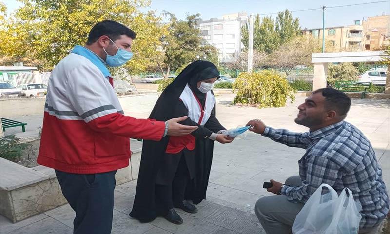 بهره مندی ۳۷۲۱ نفر طی ۴۸ ساعت گذشته در طرح آمران سلامت هلال احمر استان کردستان