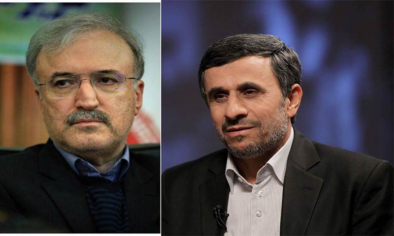 پاسخ وزیر بهداشت به ادعای احمدی نژاد در مورد واکس کرونا