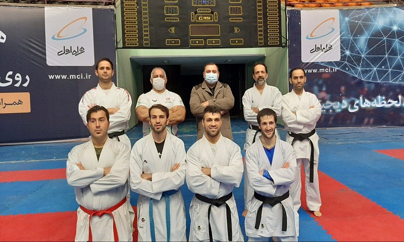 حضور طباطبایی در تمرین تیم ملی کاراته