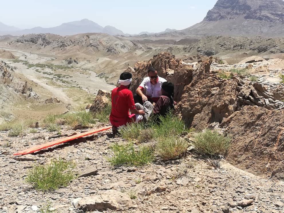 امدادرسانی ۵۹ تیم هلال احمر خراسان جنوبی به حوادث کوهستان