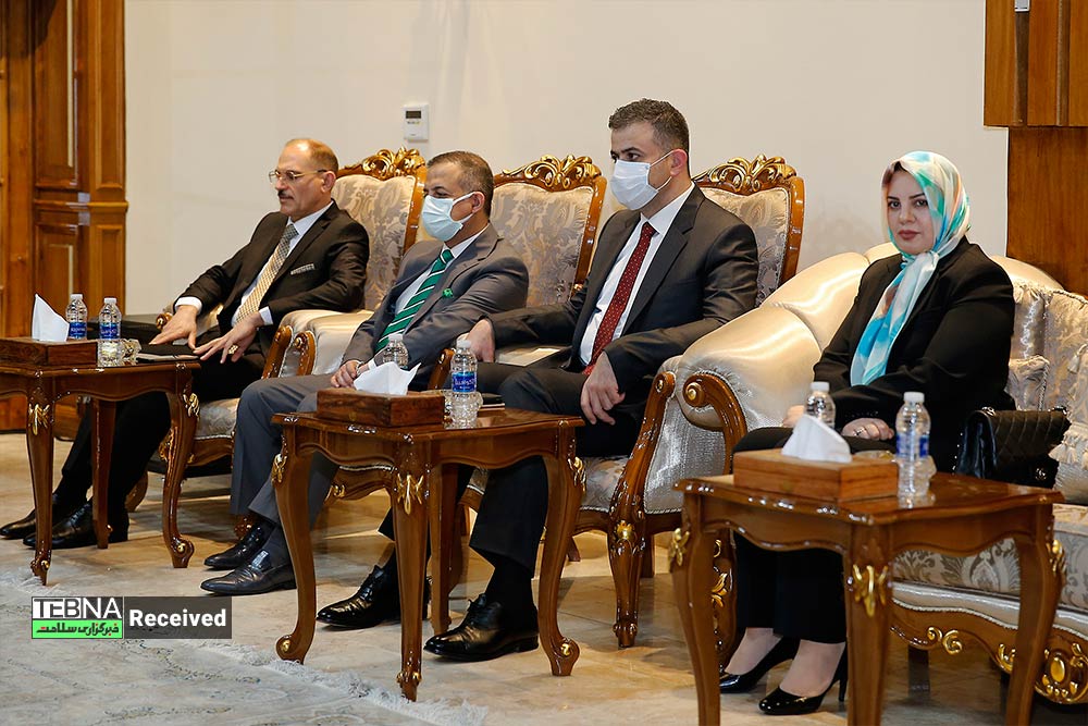 دیدار آیت الله رئیسی با رئیس مجلس عراق