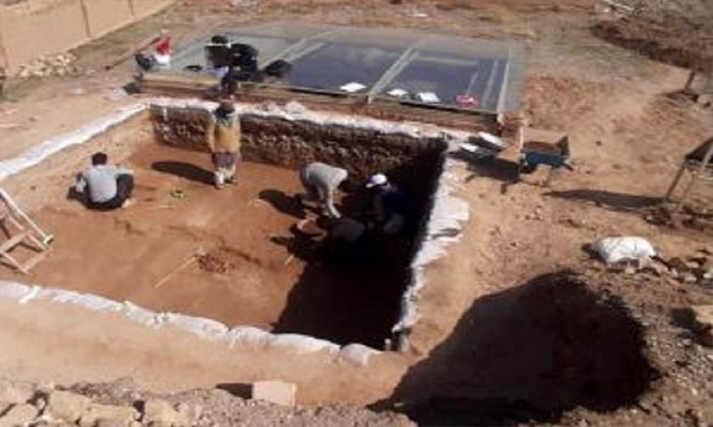فصل جدید کاوش‌های باستان‌شناسی در محوطه خله‌کوه تاکستان آغاز شد