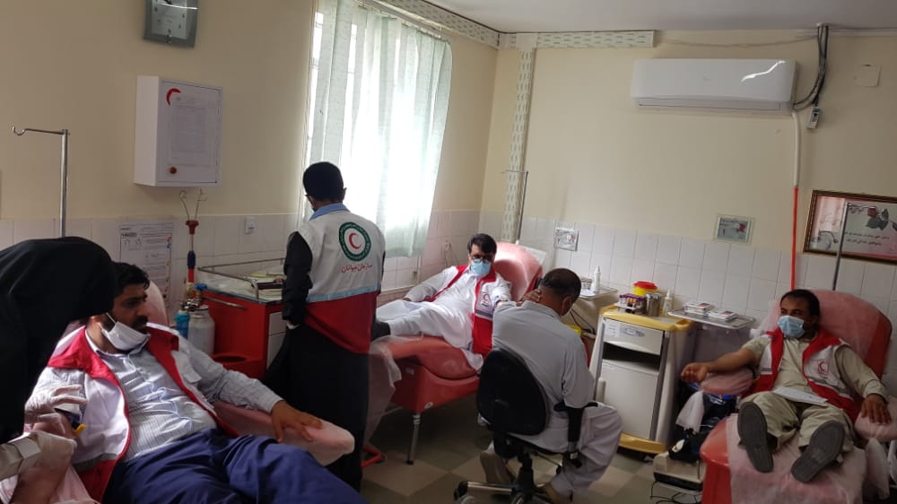 اهدای خون 444 نفر از داوطلبان هلال احمر سیستان و بلوچستان
