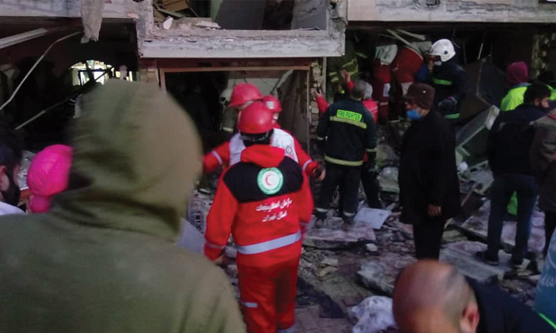 انفجار گاز منزل مسکونی در پاکدشت دو فوتی و ۱۴ مصدوم