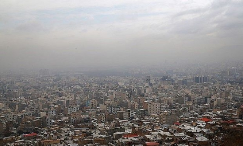 هوای تهران غبارآلود است