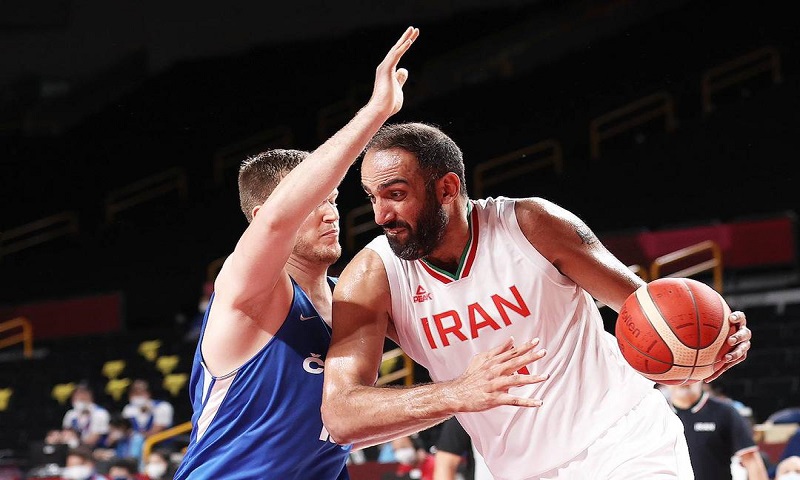 تیم ملی بسکتبال ایران نتیجه را واگذار کرد