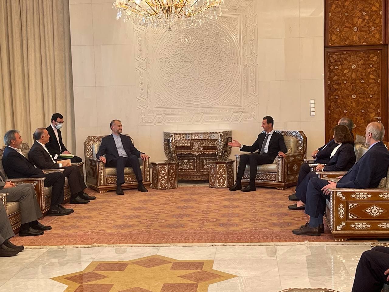 دیدار و گفتگوی وزیرخارجه ایران با بشار اسد