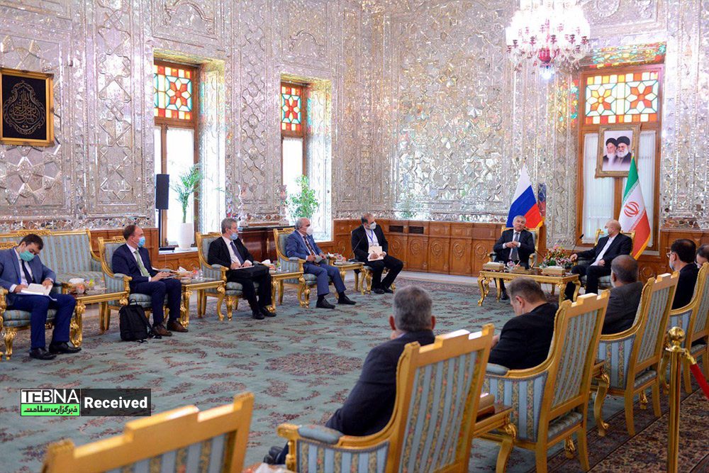 دیدار دکتر محمدباقر قالیباف با رئیس مجلس روسیه