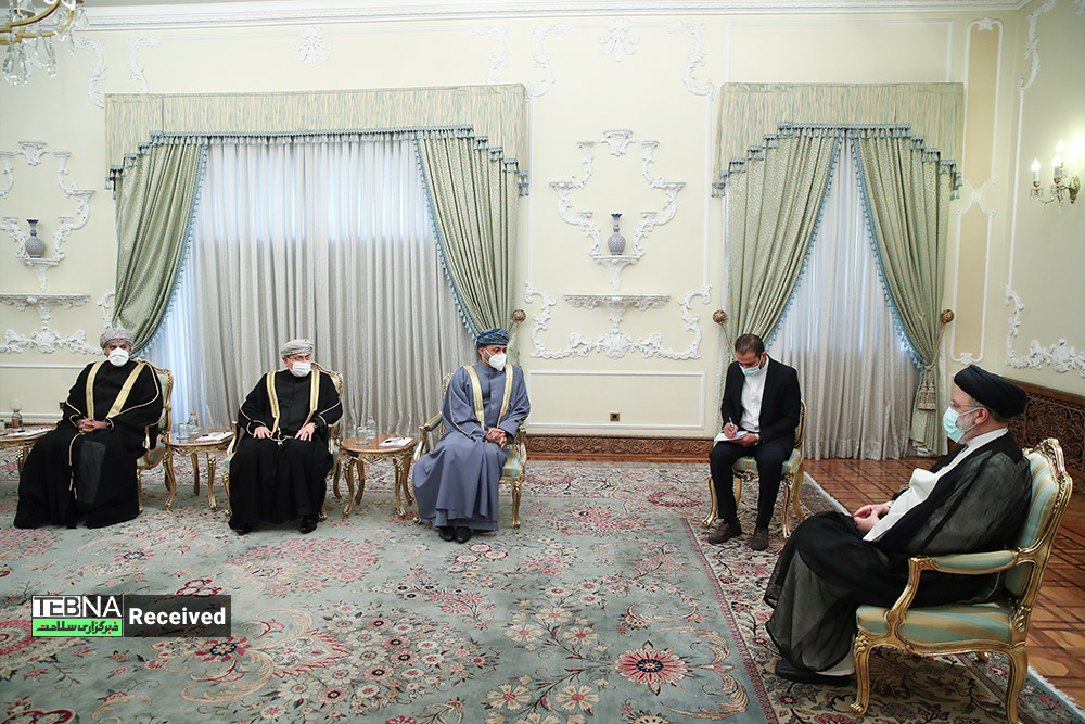 دیدار وزیر امور خارجه عمان با آیت‌الله رئیسی