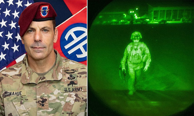 واکنش کاربران فضای مجازی  به خروج آخرین سرباز آمریکایی از افغانستان