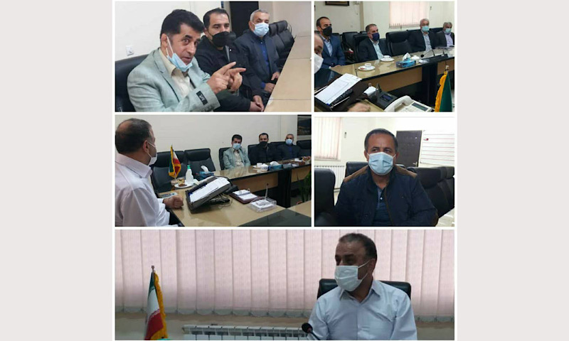 نشست اعضای هیات کشتی شهرستان بهشهر