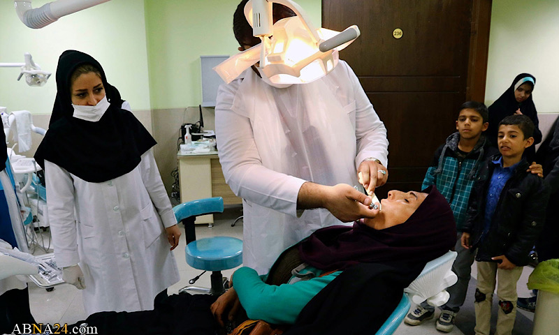 خدمات دندانپزشکی رایگان در حاشیه شهر مشهد