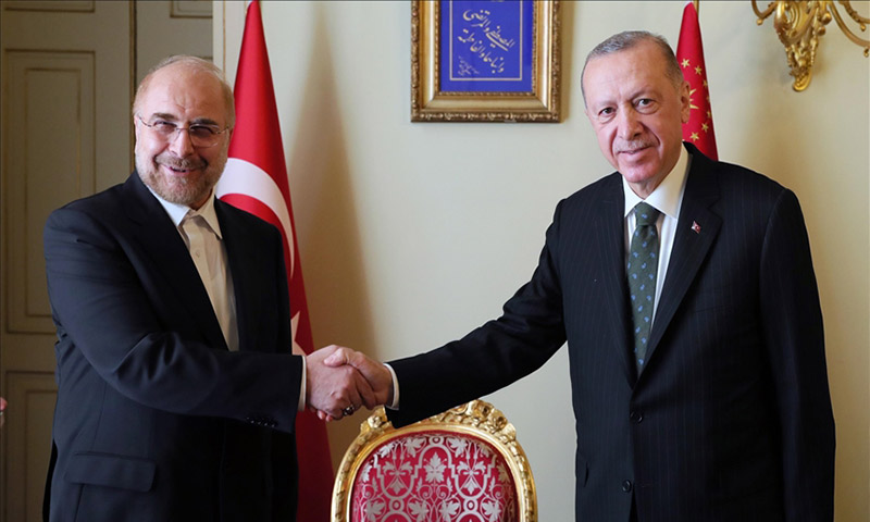تاکید قالیباف و اردوغان بر توسعه روابط دو کشور