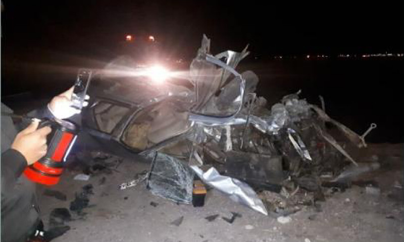 فوت پدر و فرزند در تصادف مرگبار در محور شهربابک به خاتون اباد فوت پدر و فرزند در تصادف مرگبار در محور شهربابک به خاتون اباد