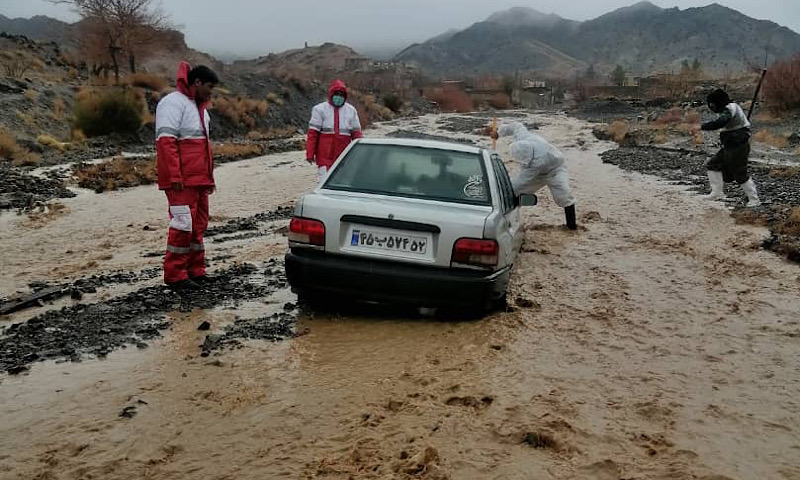 امداد رسانی به 349 حادثه دیده سیلاب در خراسان جنوبی